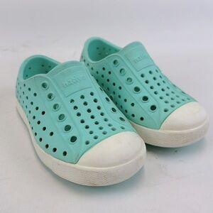 NATIVE Jefferson Mint Green SlipOn Waterproof Shoes Size C6